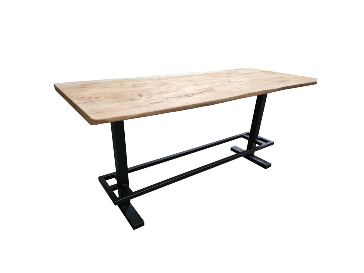 Piètement de table de bar métallique Livio en 3 longueurs