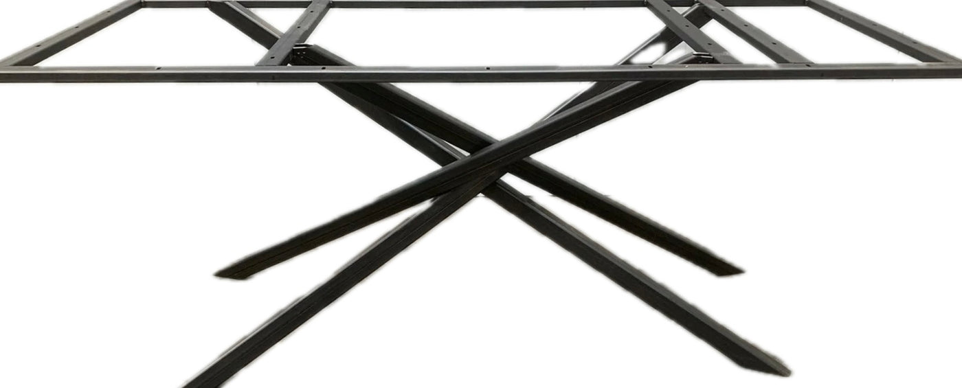 Mikado Matrix Metall Gestell schwarz pulverbeschichtet filigran zentral