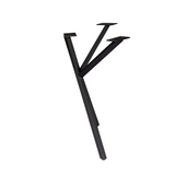 Y-Tischgestell-Set Schwarz Metall