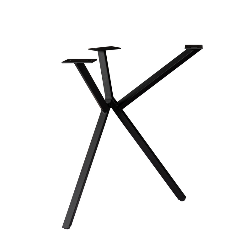 Y-Tischgestell-Set Schwarz Metall