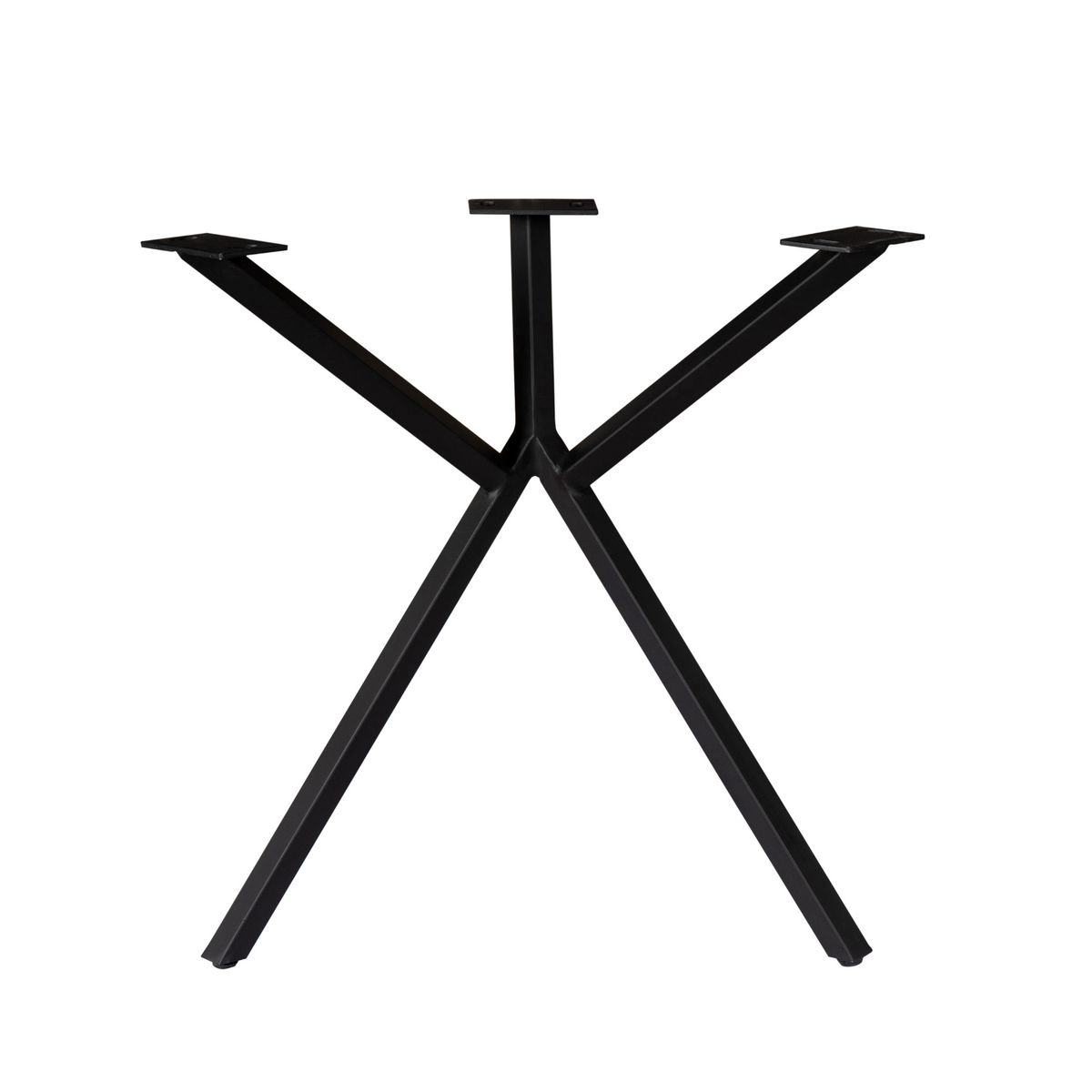 Y-Tischgestell-Set Schwarz Metall