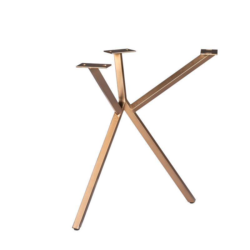 Y-Tischgestell-Set Bronze Metall