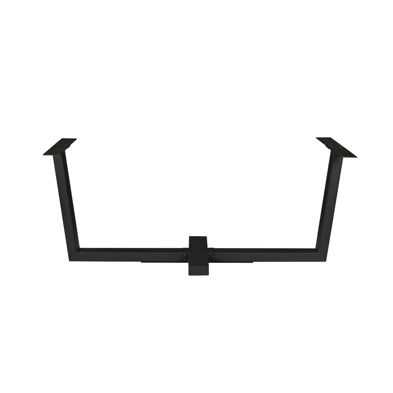 Kreuz-Tischgestell Schwarz Metall