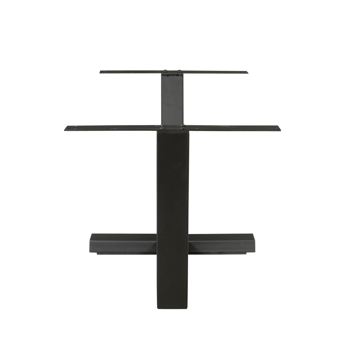 Kreuz-Tischgestell Schwarz Metall