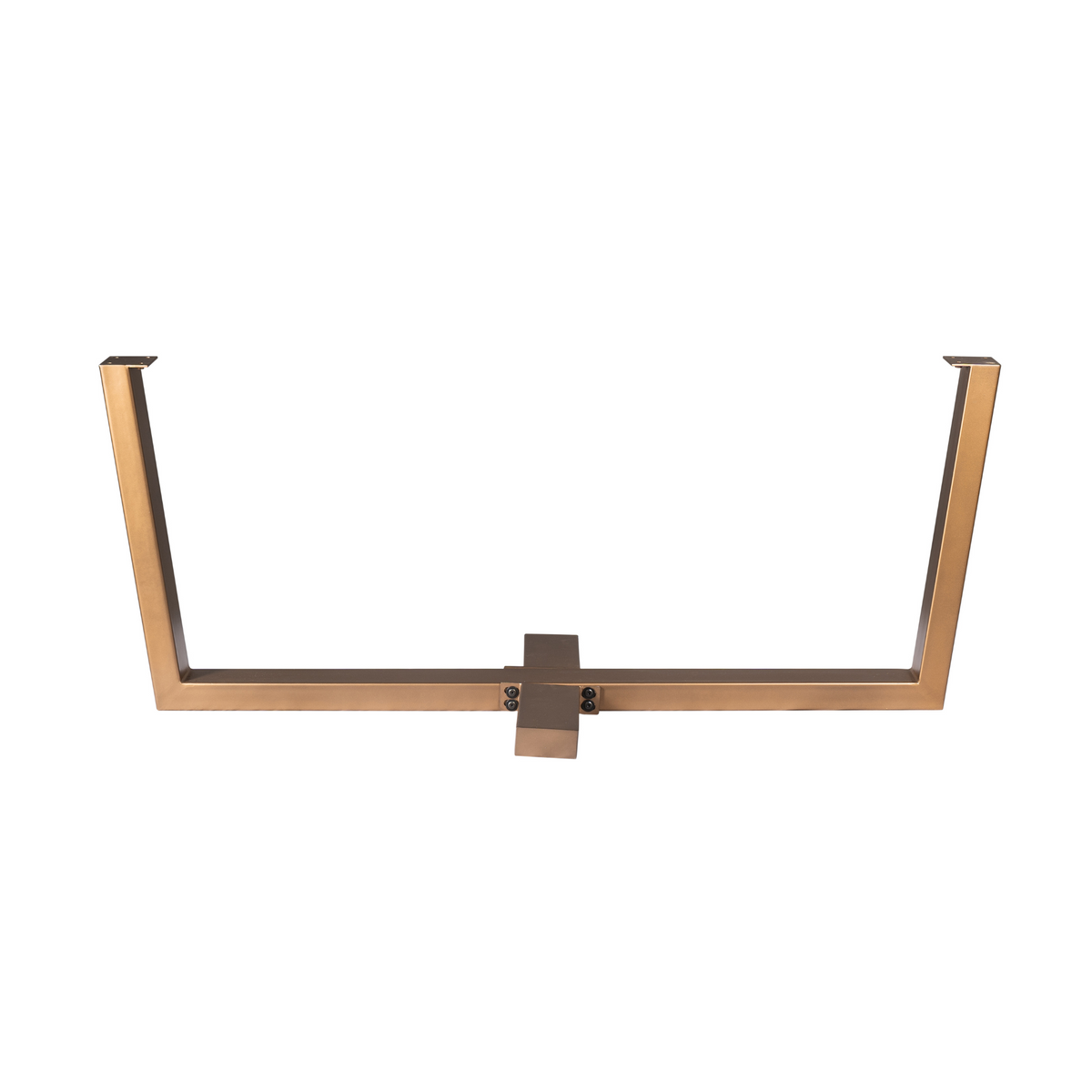 Kreuz-Tischgestell Bronze Metall