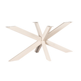 Matrix-Tischgestell Sand oval/rechteckig 160 cm Rohr 4x8 cm