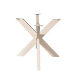 Matrix-Tischgestell Sand oval/rechteckig 160 cm Rohr 4x8 cm