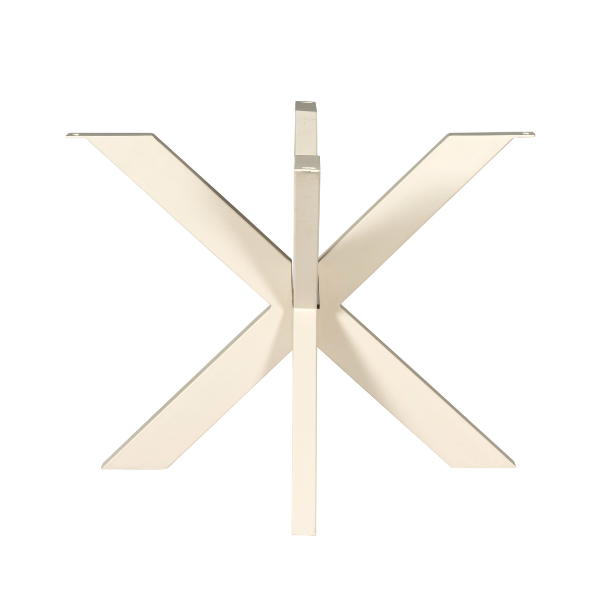 Matrix-Tischgestell Sand rund Rohr 4x8 cm