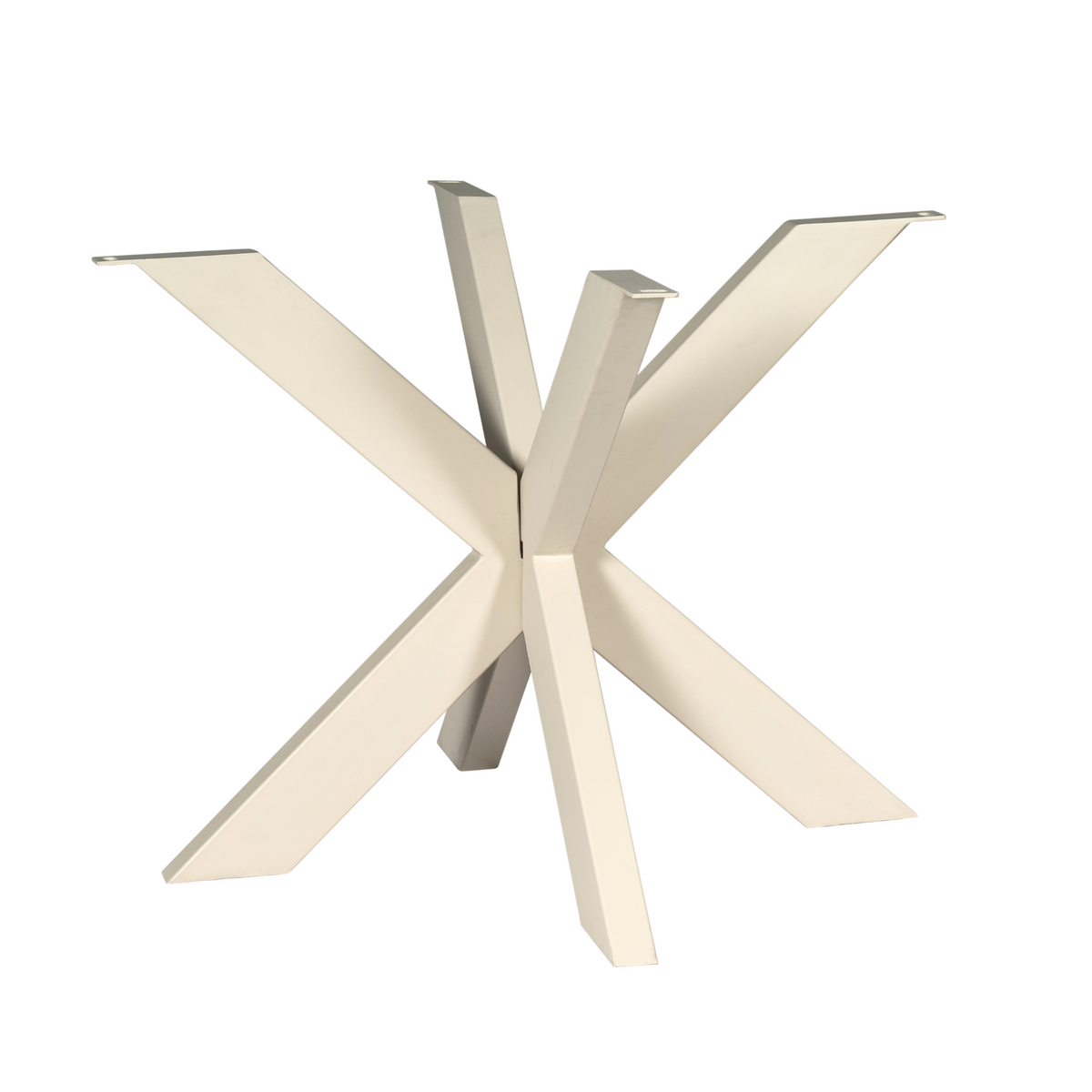 Matrix-Tischgestell Sand rund Rohr 4x8 cm