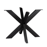 Matrix-Tischgestell Schwarz rund Rohr 5x10 cm