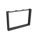U-Tischgestell Schwarz Metall