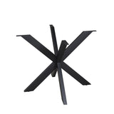 Matrix-Tischgestell Schwarz rund 140 cm Rohr 4x8 cm