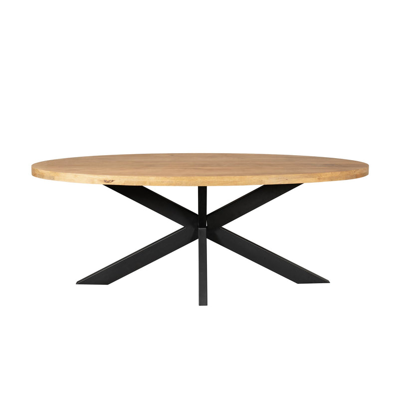 Esstisch oval Dakota Natur Mangoholz in 5 Größen