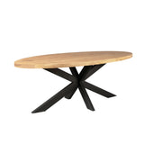 Esstisch oval Dakota Natur Mangoholz in 5 Größen