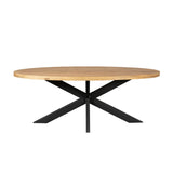 Esstisch oval Dakota Natur Mangoholz in 5 Größen