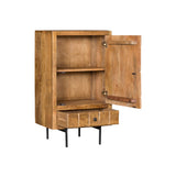 Kabinettschrank Brandy Natur Mangoholz in 2 Größen
