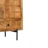 Kabinettschrank Brandy Natur Mangoholz in 2 Größen
