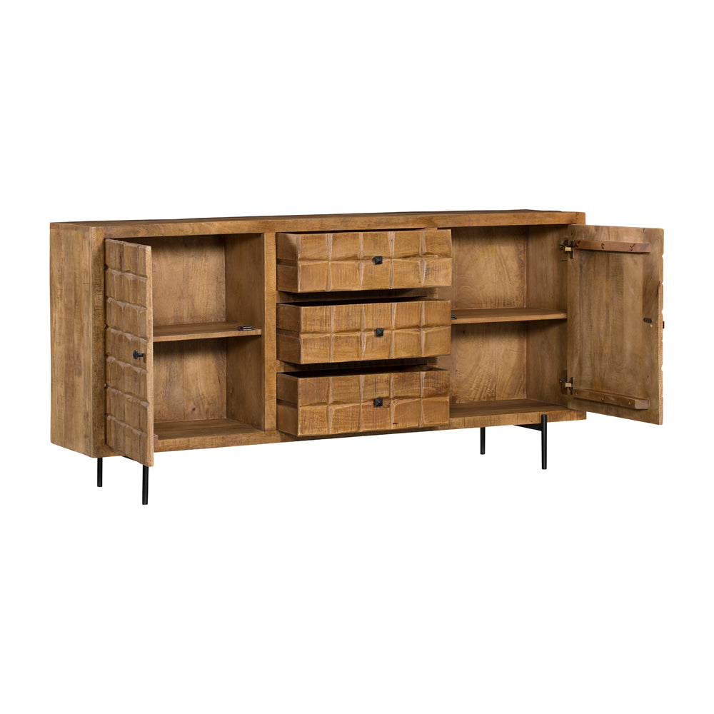 Sideboard Brandy Natur Mangoholz 160 cm