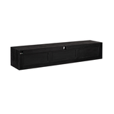 Hänge-TV-Lowboard Ambiance Schwarz Mangoholz in 5 Größen