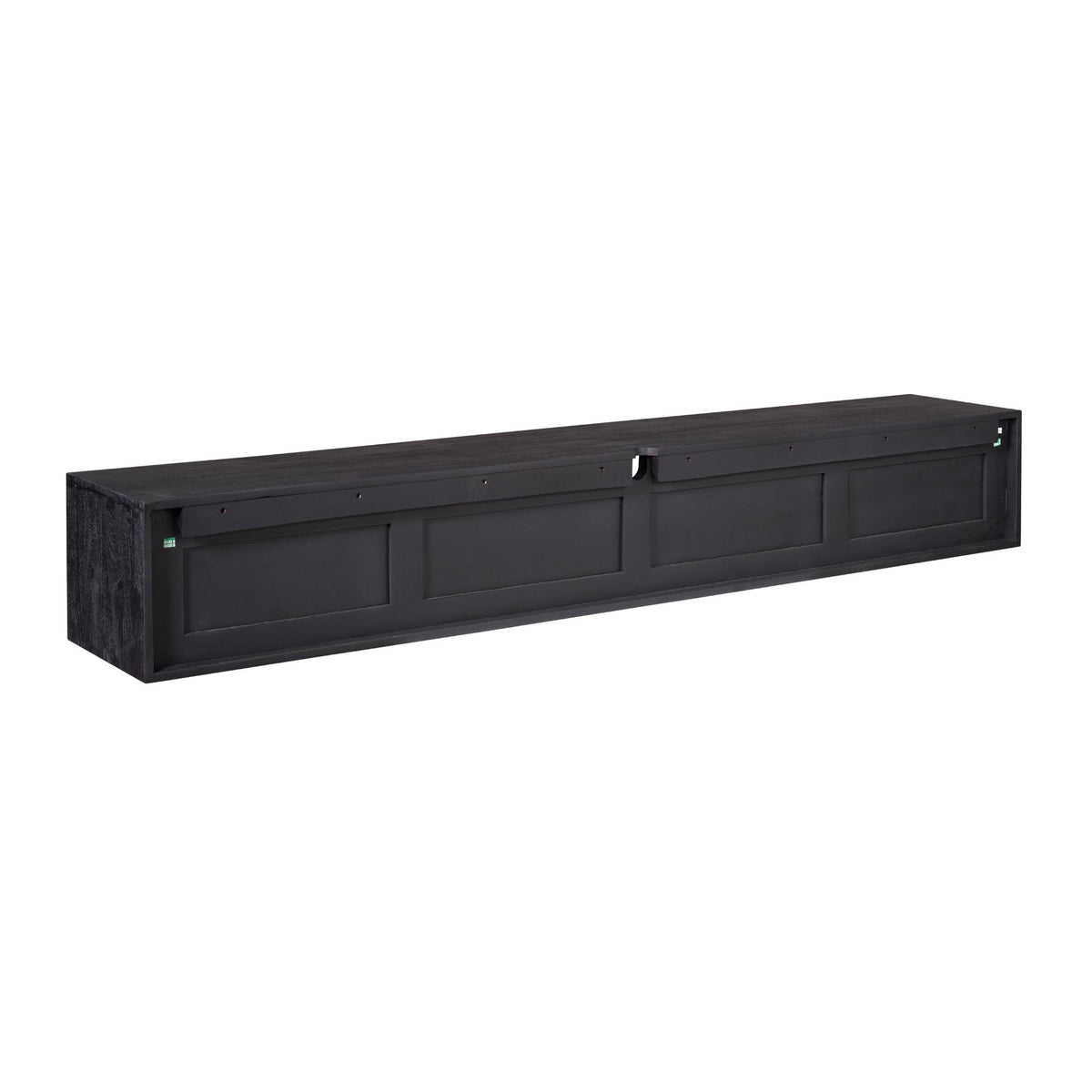 Hänge-TV-Lowboard Ambiance Schwarz Mangoholz in 5 Größen