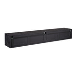 Hänge-TV-Lowboard Ambiance Schwarz Mangoholz in 5 Größen