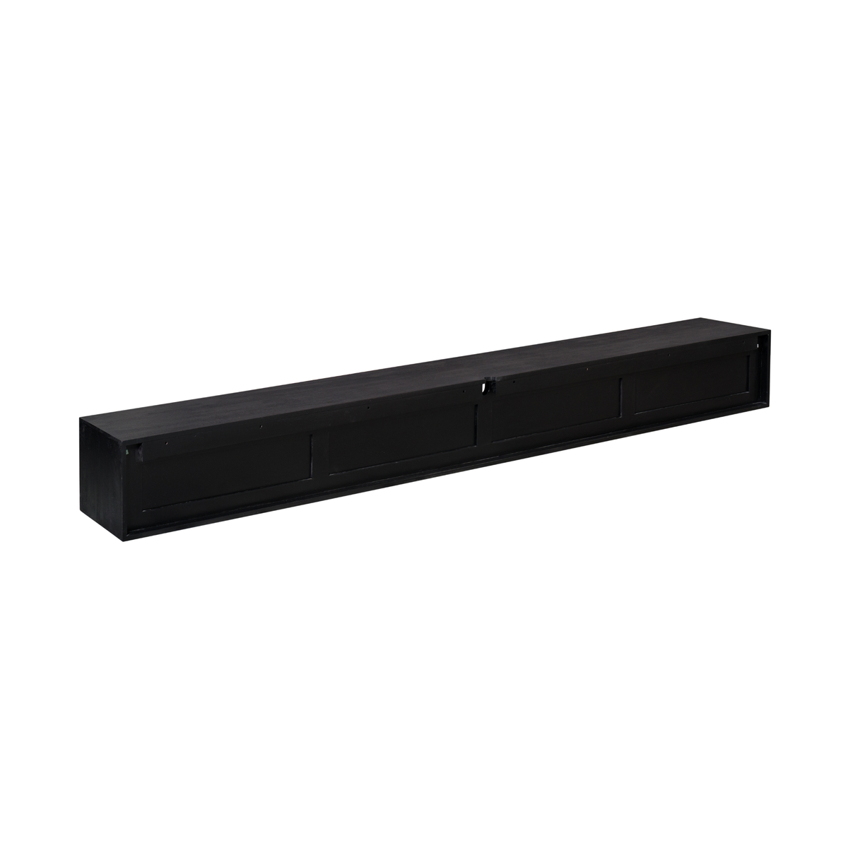 Hänge-TV-Lowboard Ambiance Schwarz Mangoholz in 5 Größen