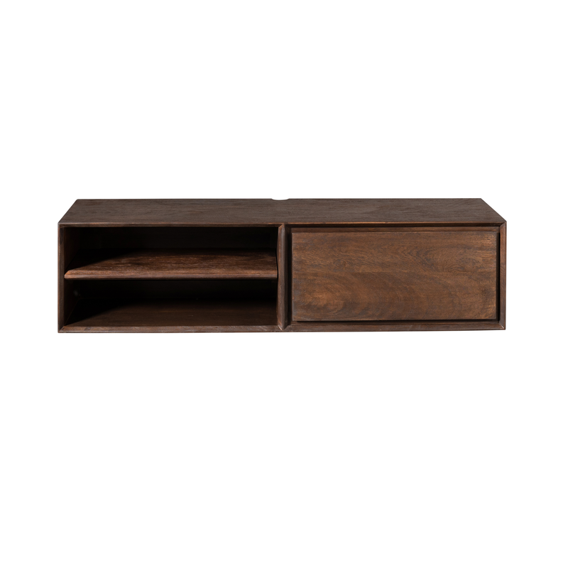 Hänge-TV-Lowboard Ambiance Braun Mangoholz in 5 Größen