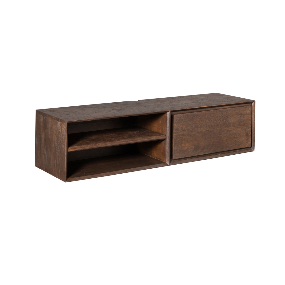 Hänge-TV-Lowboard Ambiance Braun Mangoholz in 5 Größen