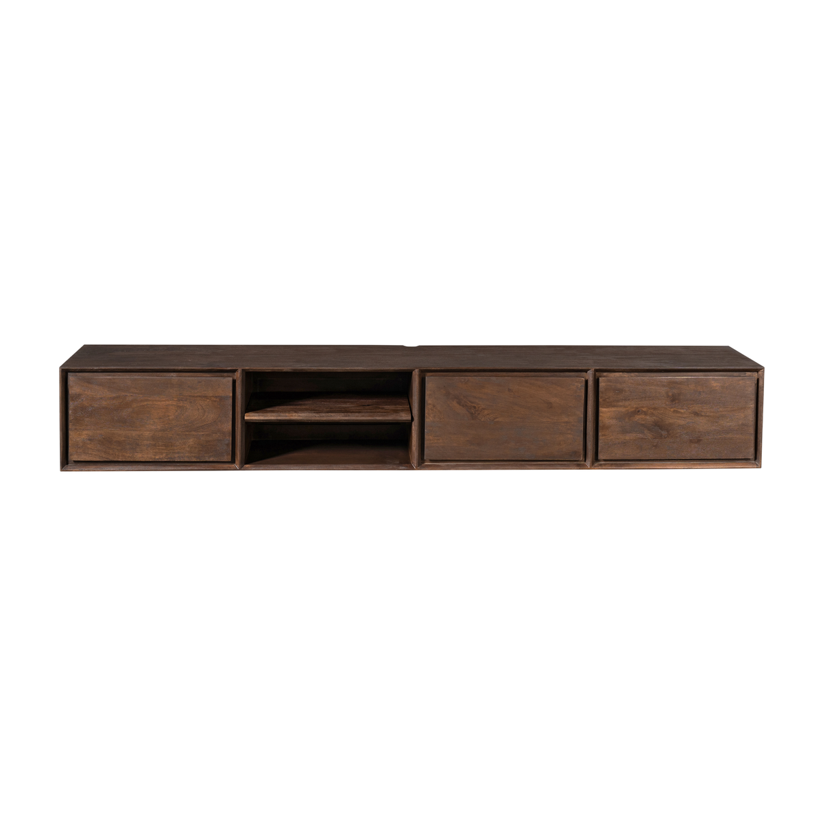 Hänge-TV-Lowboard Ambiance Braun Mangoholz in 5 Größen