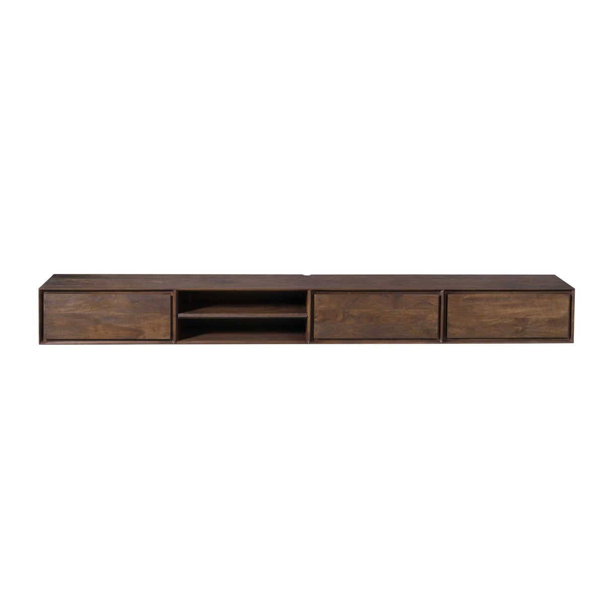 Hänge-TV-Lowboard Ambiance Braun Mangoholz in 5 Größen