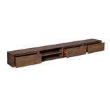 Hänge-TV-Lowboard Ambiance Braun Mangoholz in 5 Größen