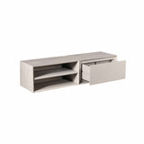 Hänge-TV-Lowboard Ambiance Taupe Mangoholz in 5 Größen