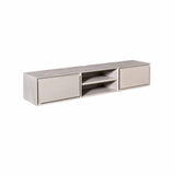 Hänge-TV-Lowboard Ambiance Taupe Mangoholz in 5 Größen