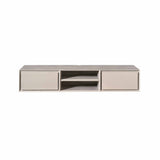 Hänge-TV-Lowboard Ambiance Taupe Mangoholz in 5 Größen
