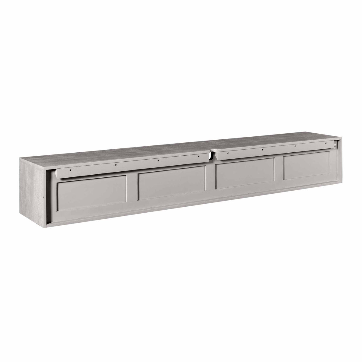 Hänge-TV-Lowboard Ambiance Taupe Mangoholz in 5 Größen
