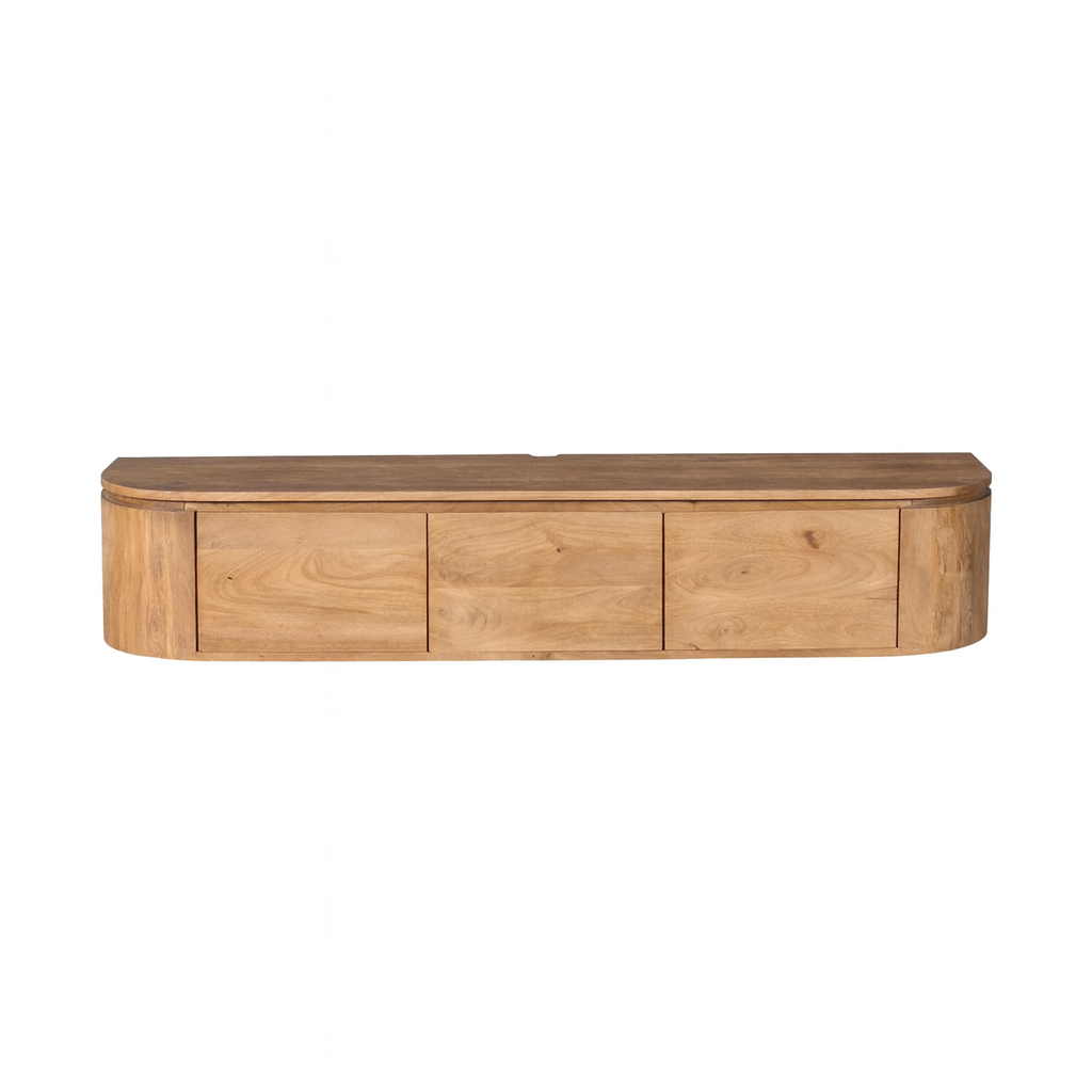 TV-Lowboard Excellent Mangoholz massiv in 4 Farben, 120 bis 280 cm