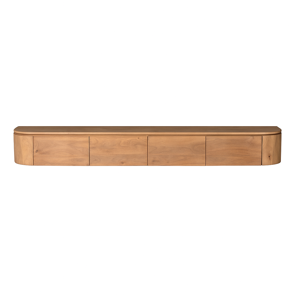 TV-Lowboard Excellent Mangoholz massiv in 4 Farben, 120 bis 280 cm