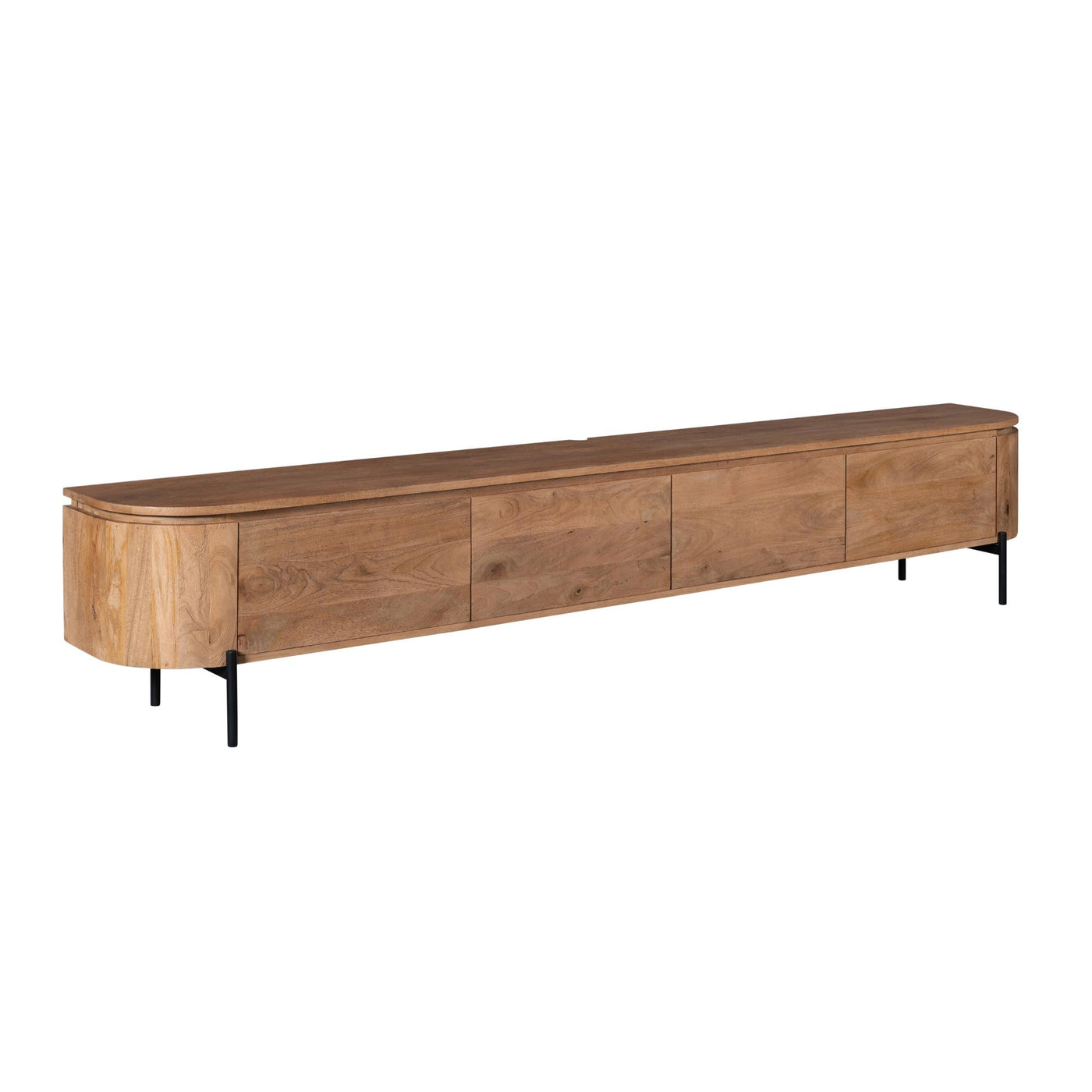 TV-Lowboard Excellent Mangoholz massiv in 4 Farben, 120 bis 280 cm