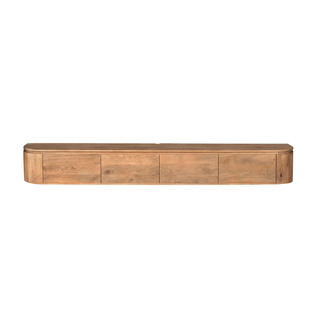 TV-Lowboard Excellent Mangoholz massiv in 4 Farben, 120 bis 280 cm