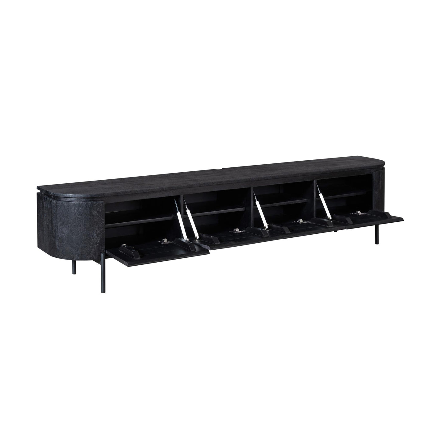 TV-Lowboard Excellent Mangoholz massiv in 4 Farben, 120 bis 280 cm