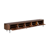 TV-Lowboard Excellent Mangoholz massiv in 4 Farben, 120 bis 280 cm