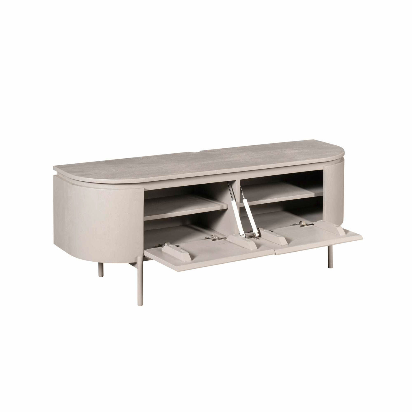 TV-Lowboard Excellent Mangoholz massiv in 4 Farben, 120 bis 280 cm