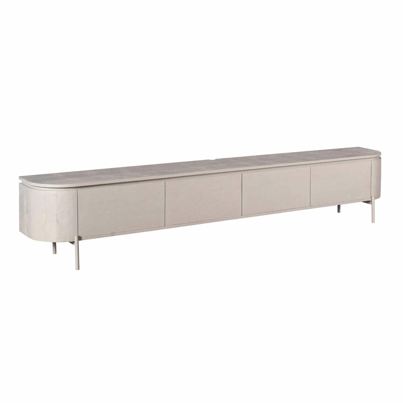 TV-Lowboard Excellent Mangoholz massiv in 4 Farben, 120 bis 280 cm