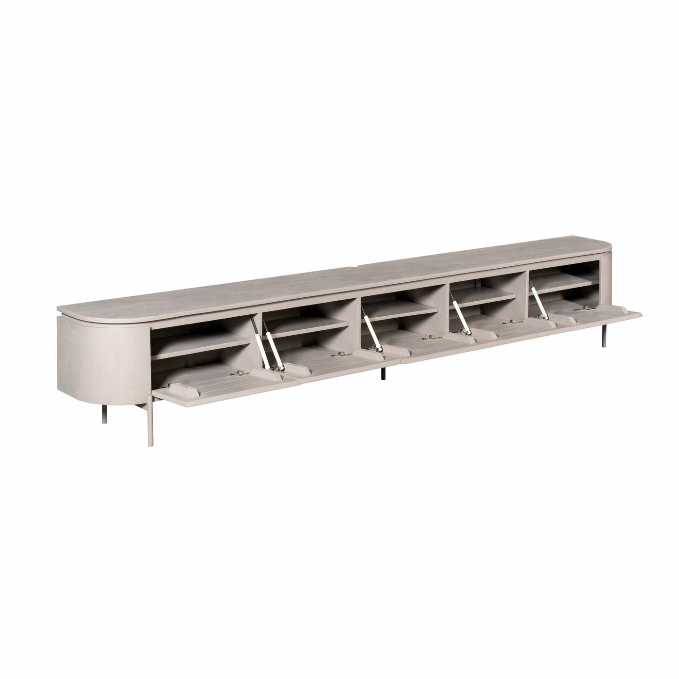 TV-Lowboard Excellent Mangoholz massiv in 4 Farben, 120 bis 280 cm