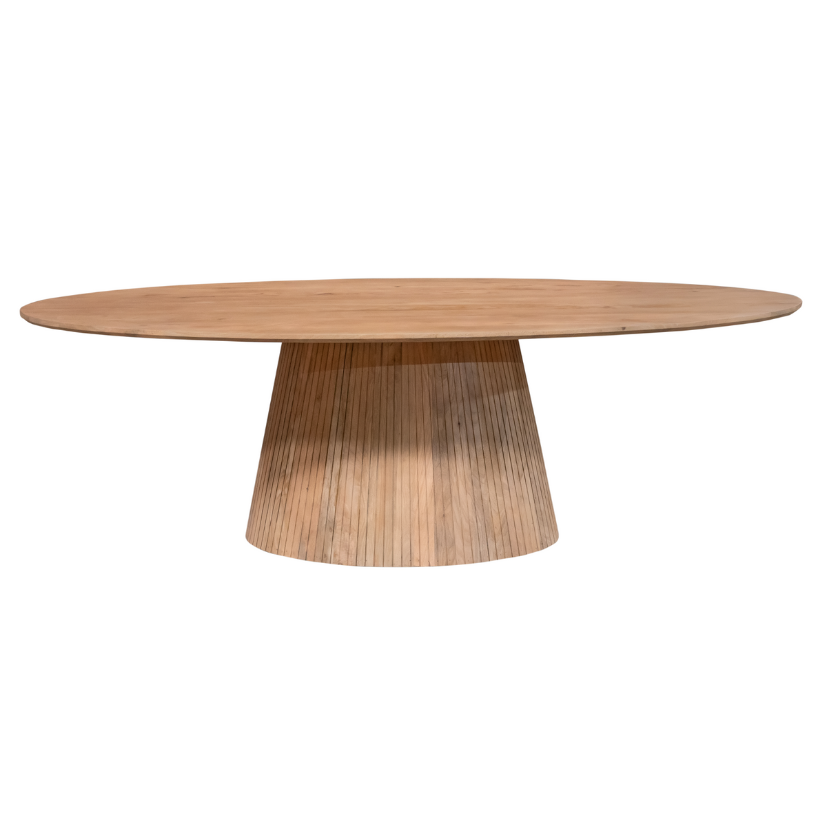 Esstisch oval Solana Natur Mangoholz in 2 Größen