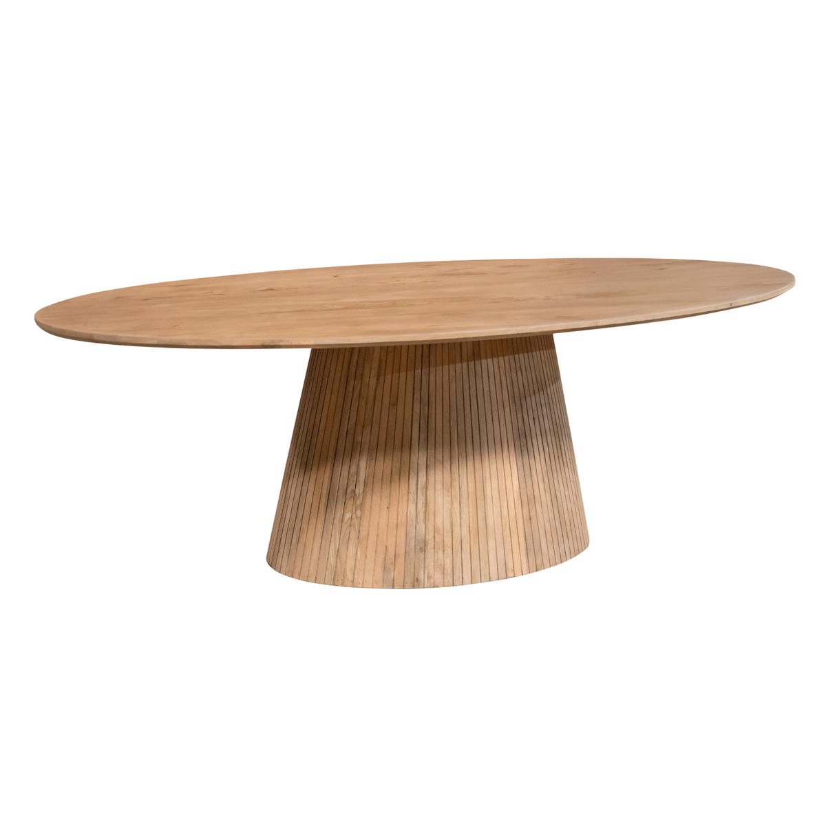 Esstisch oval Solana Natur Mangoholz in 2 Größen