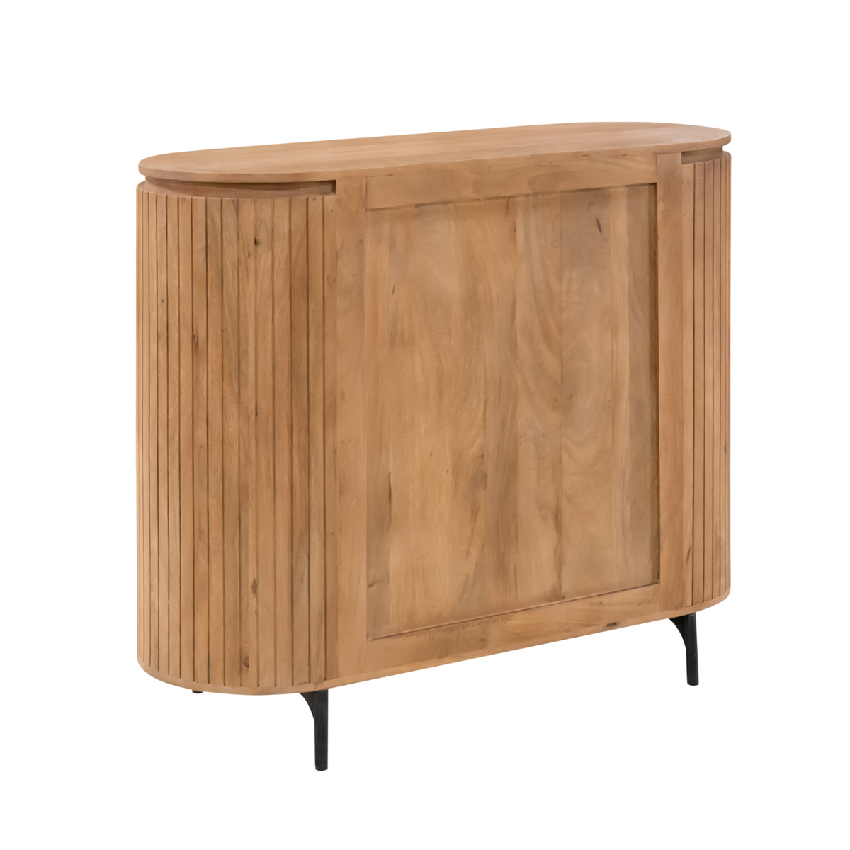 Kabinettschrank Solana Natur Mangoholz 115 cm