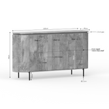 Sideboard Solana Natur Mangoholz in 2 Größen