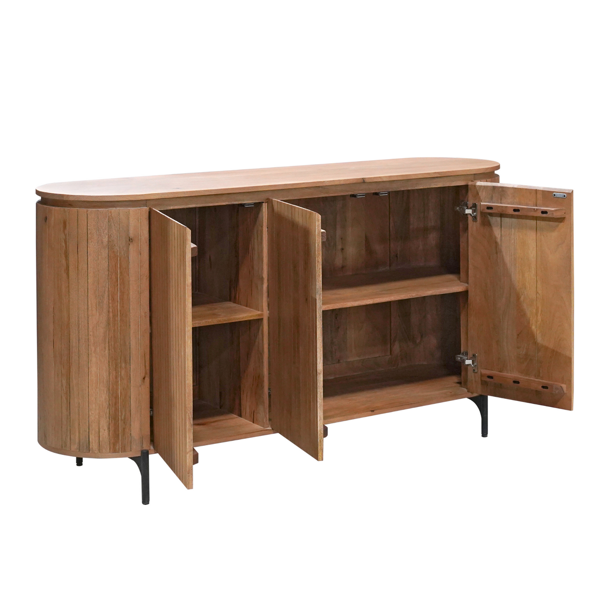 Sideboard Solana Natur Mangoholz in 2 Größen