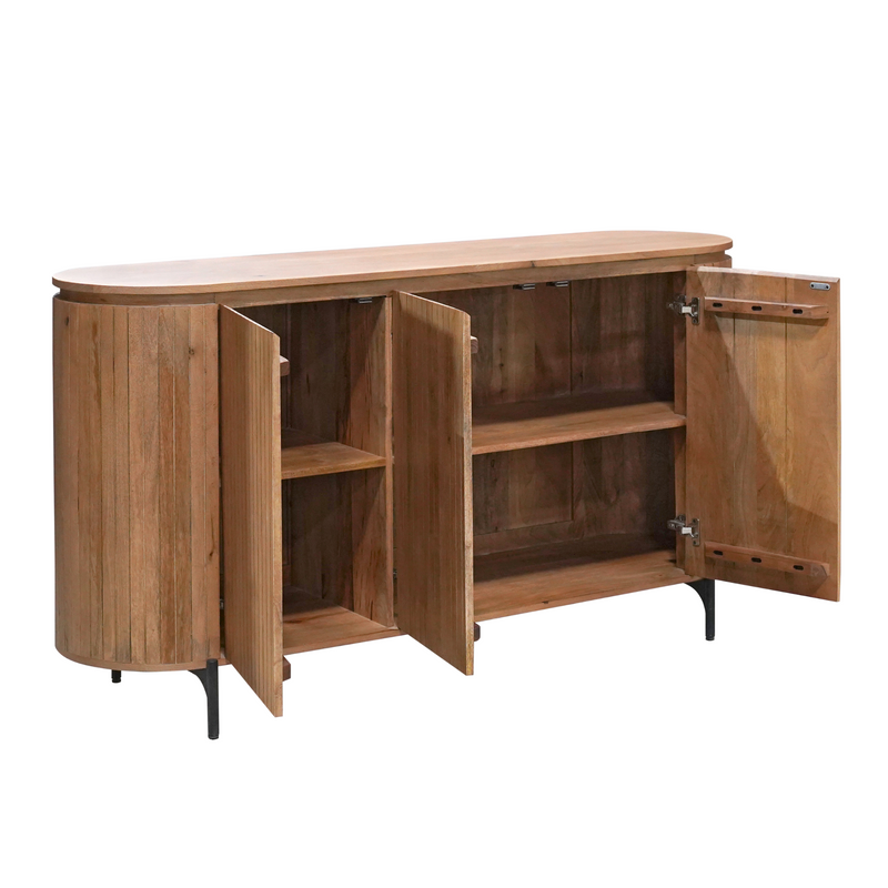 Sideboard Solana Natur Mangoholz in 2 Größen